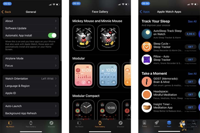 Приложение Apple Watch App.